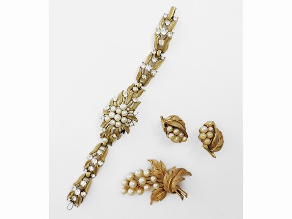 Trifari demi parure  - Asta Fashion Vintage - Associazione Nazionale - Case d'Asta italiane