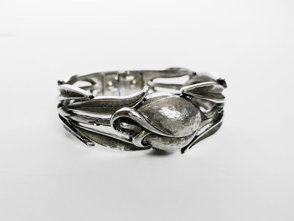 Bracciale/orologio in metallo argentato  - Asta Fashion Vintage - Associazione Nazionale - Case d'Asta italiane