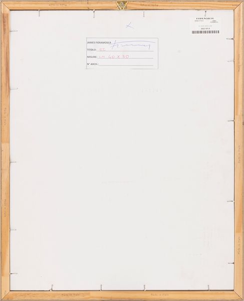 JAMES FIERAMOSCA : senza titolo  - Asta Arte Moderna e Contemporanea - Associazione Nazionale - Case d'Asta italiane