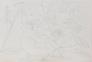 TONO ZANCANARO : Soggetti vari  - Asta Arte Moderna e Contemporanea - Associazione Nazionale - Case d'Asta italiane