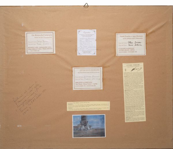 Ettore Ferrari : Roma, Torre Salaria  - Asta Arte Figurativa tra XIX e XX Secolo - Associazione Nazionale - Case d'Asta italiane