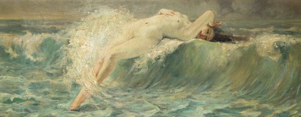 Scuola italiana fine del XIX secolo : Naiade  - Asta Arte Figurativa tra XIX e XX Secolo - Associazione Nazionale - Case d'Asta italiane