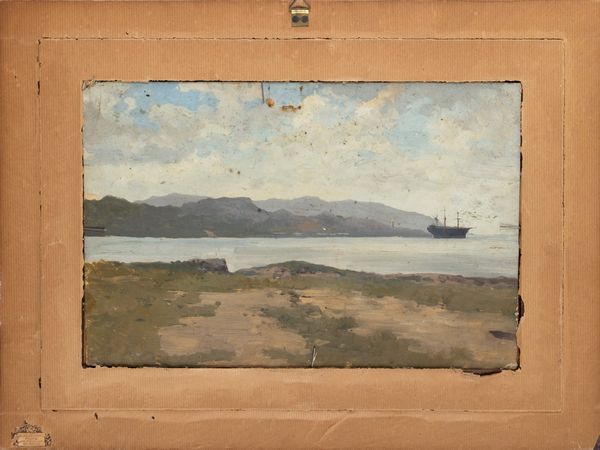 FILIBERTO PETITI : Pioppi lungo il fiume  - Asta Arte Figurativa tra XIX e XX Secolo - Associazione Nazionale - Case d'Asta italiane