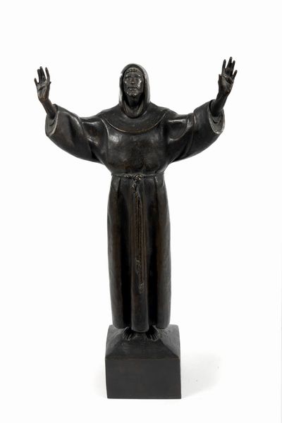 Giuseppe Tonnini : Bozzetto per il monumento di San Francesco in Piazza San Giovanni  - Asta Arte Figurativa tra XIX e XX Secolo - Associazione Nazionale - Case d'Asta italiane