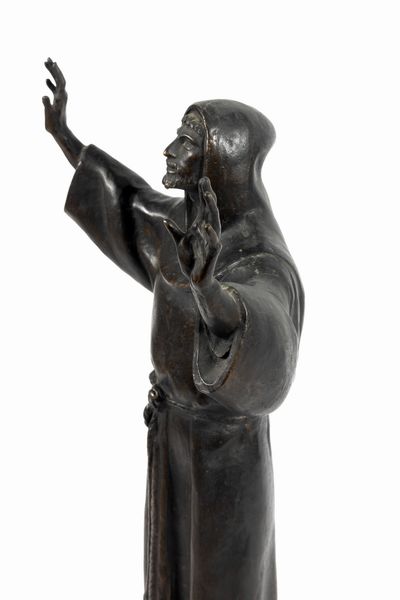 Giuseppe Tonnini : Bozzetto per il monumento di San Francesco in Piazza San Giovanni  - Asta Arte Figurativa tra XIX e XX Secolo - Associazione Nazionale - Case d'Asta italiane