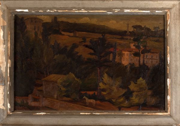 Achille Sdruscia : Villa romana  - Asta Arte Figurativa tra XIX e XX Secolo - Associazione Nazionale - Case d'Asta italiane