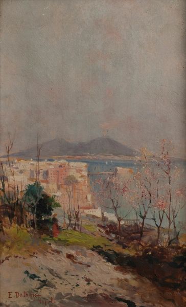 Edoardo Dalbono : Veduta della Baia di Napoli  - Asta Arte Figurativa tra XIX e XX Secolo - Associazione Nazionale - Case d'Asta italiane