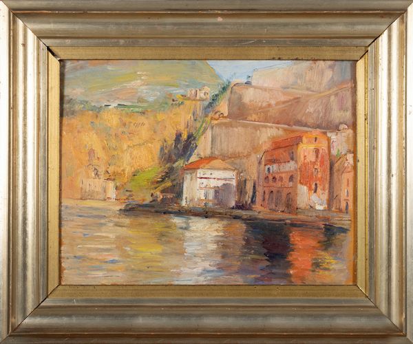 LUIGI CRISCONIO : Case in Costiera  - Asta Arte Figurativa tra XIX e XX Secolo - Associazione Nazionale - Case d'Asta italiane