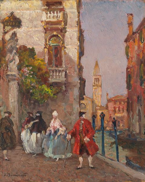 EUGENIO BONIVENTO : Venezia, Palazzo Rezzonico  - Asta Arte Figurativa tra XIX e XX Secolo - Associazione Nazionale - Case d'Asta italiane