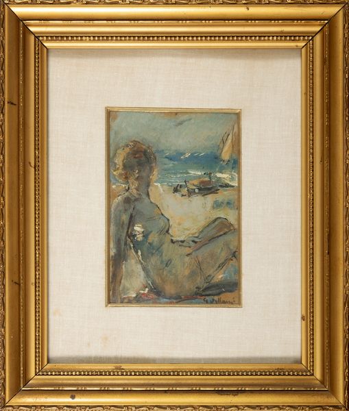 Gennaro Villani : Bagnante  - Asta Arte Figurativa tra XIX e XX Secolo - Associazione Nazionale - Case d'Asta italiane