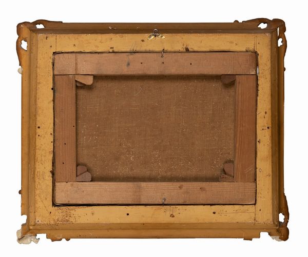 Scuola lombarda prima metà del XIX secolo : Veduta con strada lungolago  - Asta Arte Figurativa tra XIX e XX Secolo - Associazione Nazionale - Case d'Asta italiane