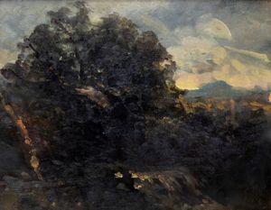 FILIBERTO PETITI - Alberi nel bosco