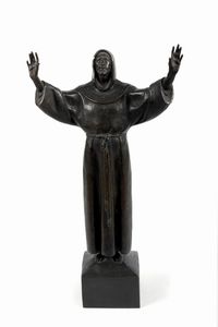 Giuseppe Tonnini - Bozzetto per il monumento di San Francesco in Piazza San Giovanni