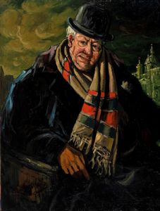 Achille Sdruscia - Ritratto del caricaturista Romeo Marchetti