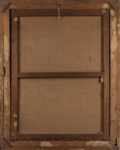 Scuola Europea del XIX secolo : Ritratto di bambina con mazzo di fiori  - Asta Arte Figurativa tra XIX e XX Secolo - Associazione Nazionale - Case d'Asta italiane