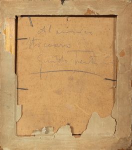 GUIDO TRENTINI : Bambina seduta di spalle  - Asta Arte Figurativa tra XIX e XX Secolo - Associazione Nazionale - Case d'Asta italiane