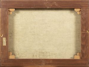 Giuseppe Haimann : Cappella in campagna  - Asta Arte Figurativa tra XIX e XX Secolo - Associazione Nazionale - Case d'Asta italiane