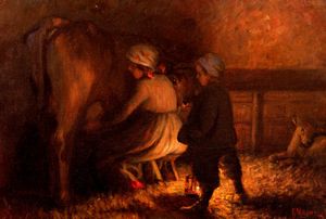 Giuseppe Magni - La mungitura