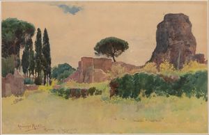 Giuseppe Micali - Ruderi a Roma