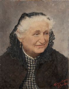 Francesco Jacovacci - Ritratto di anziana