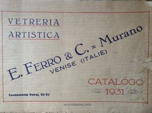 Eugenio Ferro : Lampadario  - Asta Collezione Gavagnin, Villa Correr Pisani - Associazione Nazionale - Case d'Asta italiane