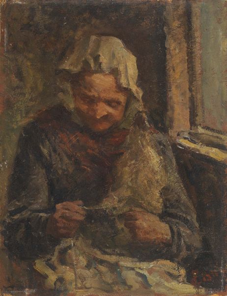 Cesare Ciani : Al lavoro  - Asta PARADE II - DIPINTI E SCULTURE DEL XIX E XX SECOLO - Associazione Nazionale - Case d'Asta italiane