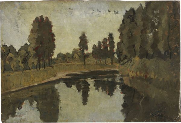 Anonimo del XIX secolo : Il fiume  - Asta PARADE II - DIPINTI E SCULTURE DEL XIX E XX SECOLO - Associazione Nazionale - Case d'Asta italiane