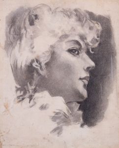 Ignoto del XX secolo - Ritratto di signora