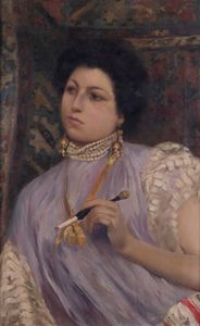 Ignoto del XIX secolo - Ritratto femminile