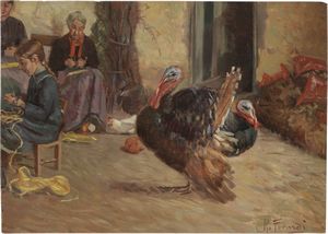 Ruggero Focardi - Nel cortile