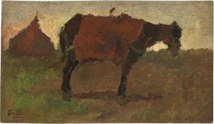 Giovanni Bartolena - Cavallo stanco