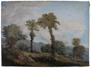 Nicola Palizzi (attr. a) - Paesaggio