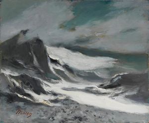 Maceo Casadei - Tempesta sul Monte Bianco