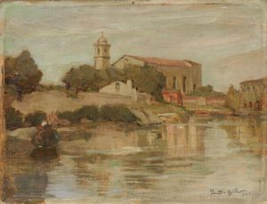 Vettore Zanetti Zilla - La Chiesetta degli Angeli di Murano