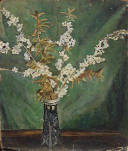 Anonimo del XX secolo - Vaso di fiori