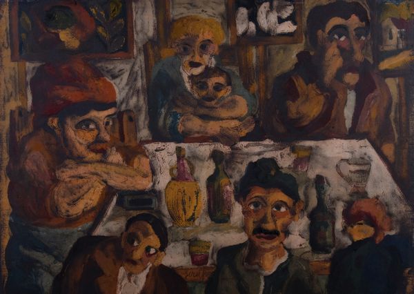 Giuseppe Serafini : Tavolata  - Asta PARADE III - ARTE MODERNA, CONTEMPORANEA E GRAFICA - Associazione Nazionale - Case d'Asta italiane