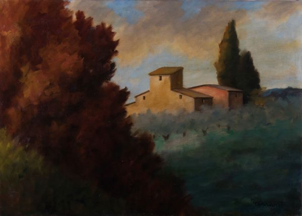 Nino Tirinnanzi : Paesaggio  - Asta PARADE III - ARTE MODERNA, CONTEMPORANEA E GRAFICA - Associazione Nazionale - Case d'Asta italiane