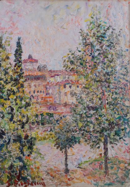 Guido Borgianni : Paesaggio  - Asta PARADE III - ARTE MODERNA, CONTEMPORANEA E GRAFICA - Associazione Nazionale - Case d'Asta italiane