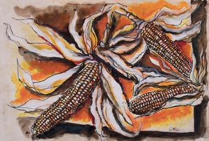 Renato Guttuso - Pannocchie