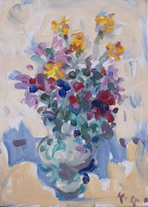 Enzo Pregno - Vaso di fiori