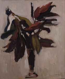 Remo Gordigiani - Foglie in vaso