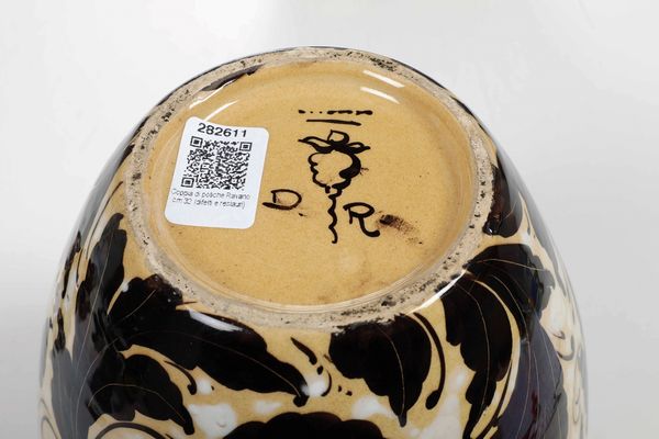 Coppia di potiche Ravano. Albisola, Dario Ravano (1876-1961), verso la met� del XX secolo  - Asta Antiquariato Luglio - Associazione Nazionale - Case d'Asta italiane