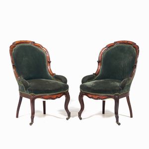 Salotto Luigi Filippo composto da divano, 4 poltrone e due poltroncine  - Asta Antiquariato Luglio - Associazione Nazionale - Case d'Asta italiane