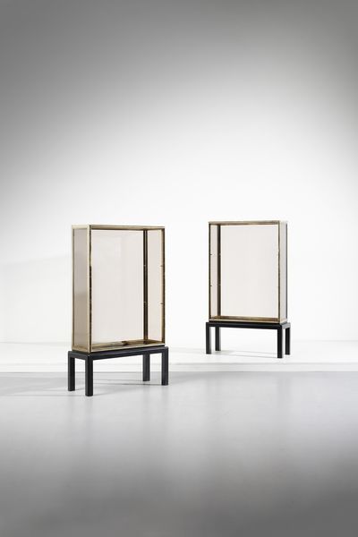 MAISON JANSEN : Coppia di vetrine da salotto  - Asta Asta 417 | DESIGN E ARTI DECORATIVE DEL NOVECENTO Online - Associazione Nazionale - Case d'Asta italiane