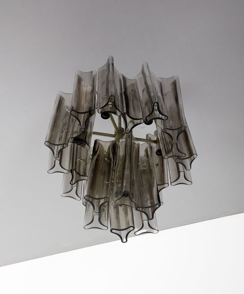 MANIFATTURA MURANESE : Lampada a sospensione  - Asta Asta 417 | DESIGN E ARTI DECORATIVE DEL NOVECENTO Online - Associazione Nazionale - Case d'Asta italiane