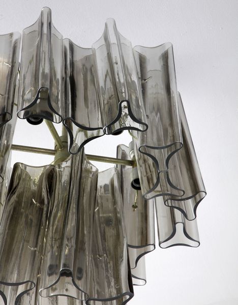 MANIFATTURA MURANESE : Lampada a sospensione  - Asta Asta 417 | DESIGN E ARTI DECORATIVE DEL NOVECENTO Online - Associazione Nazionale - Case d'Asta italiane