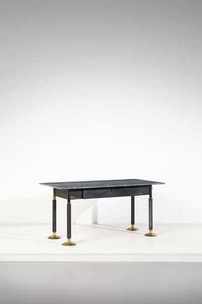 MANIFATTURA ITALIANA : Scrivania  - Asta Asta 417 | DESIGN E ARTI DECORATIVE DEL NOVECENTO Online - Associazione Nazionale - Case d'Asta italiane