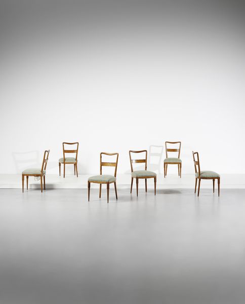 COLLI PIER LUIGI (1895 - 1968) : Sei sedie  - Asta Asta 417 | DESIGN E ARTI DECORATIVE DEL NOVECENTO Online - Associazione Nazionale - Case d'Asta italiane