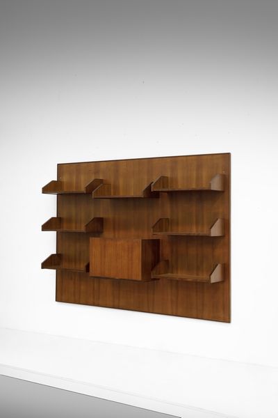 DETTI EDOARDO (1913 - 1984) : attribuito. Parete attrezzata  - Asta Asta 417 | DESIGN E ARTI DECORATIVE DEL NOVECENTO Online - Associazione Nazionale - Case d'Asta italiane