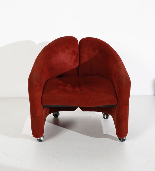 OSVALDO BORSANI (1911-1985) & EUGENIO GERLI (n. 1923) : Sei poltroncine PS142 per Tecno  - Asta Asta 417 | DESIGN E ARTI DECORATIVE DEL NOVECENTO Online - Associazione Nazionale - Case d'Asta italiane